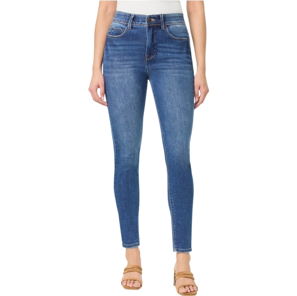 CURVE APPEAL High-Rise Skinny Jeans In :Union Wash New With Tags SZ:2
